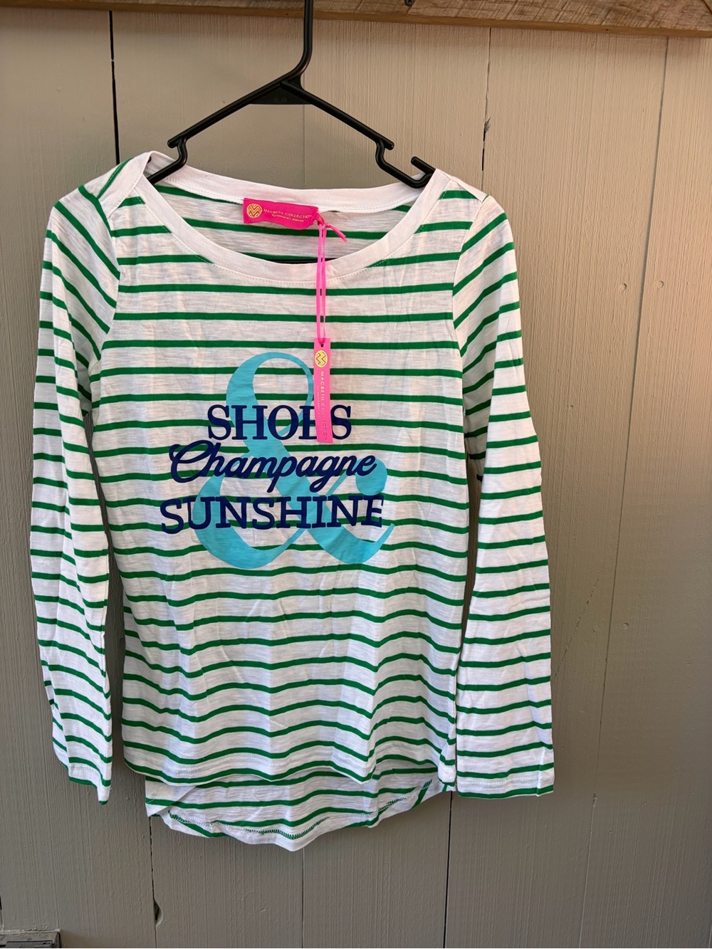 NWT Macbeth Collection by Margaret Joseph’s Striped Long Sleeve Tee
